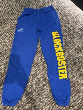 Blockbuster Blue Logo Jogger Sweatpants